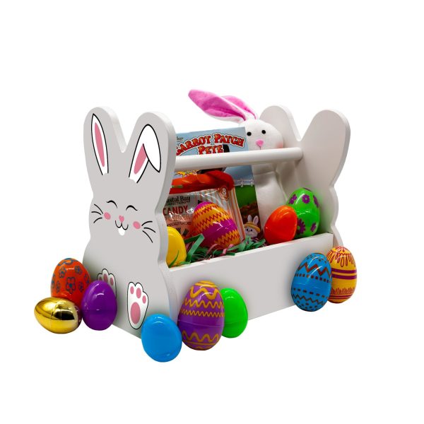 Wooden Bunny Basket - Bunny Face - Color Options Available Discount - Image 4